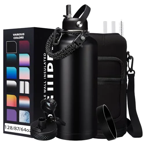 Fast 87oz 128oz Insulated Water Bottles 9 Count Environmentally Friendly