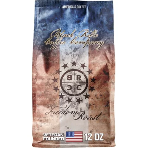 User-Friendly Black Rifle Coffee Medium Roast Ground Coffee dom Roast 12 oz 12 Ounce Sustainable