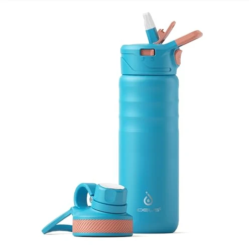 Excellent 24oz Stainless Insulated Bottle with 2 Leak Safe