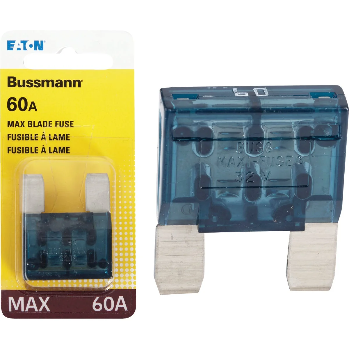 Healthy Bussmann 60-Amp 32-Volt MAX Blade Maxi Automotive Fuse Comfortable