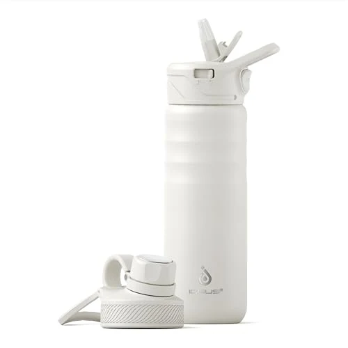 Official Insulated Stainless Steel Water Bottle with 2 Leak Optimized