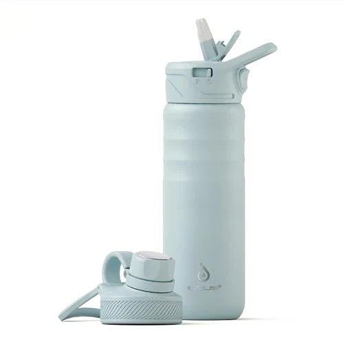 High-Performance 24oz Stainless Insulated Bottle with 2 Leak Natural
