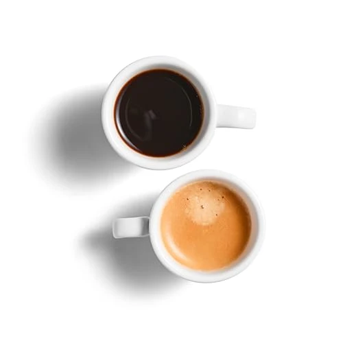 Efficient 2.5 oz 75 ml Pure White Ceramic Espresso Cups 2 Count Modern