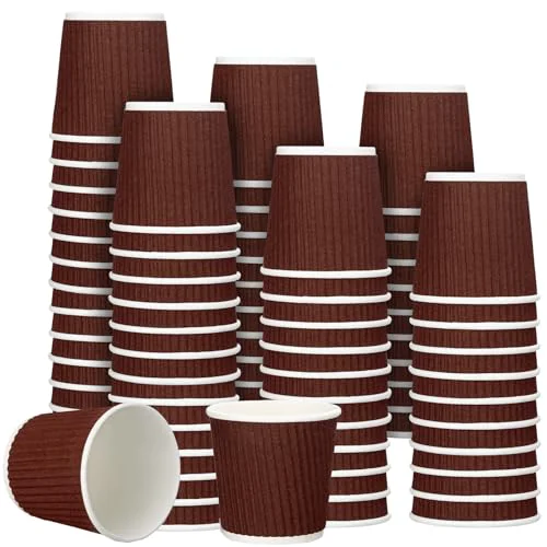 Unique 200 Pcs 4 oz Disposable Espresso Coffee Cups Soft