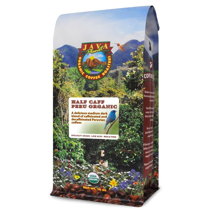 Powerful Low Acid Organic Coffee 16 Ounce Pure
