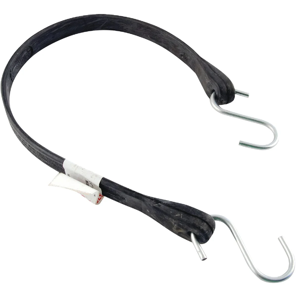 Durable Erickson 5 8 In. x 24 In. Hook-to-Hook Rubber Industrial EDPM Tarp Strap Black Minimalist