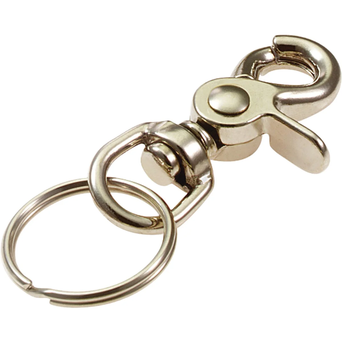 Smart Lucky Line Nickel-Plated Zinc Key Chain Prestigious