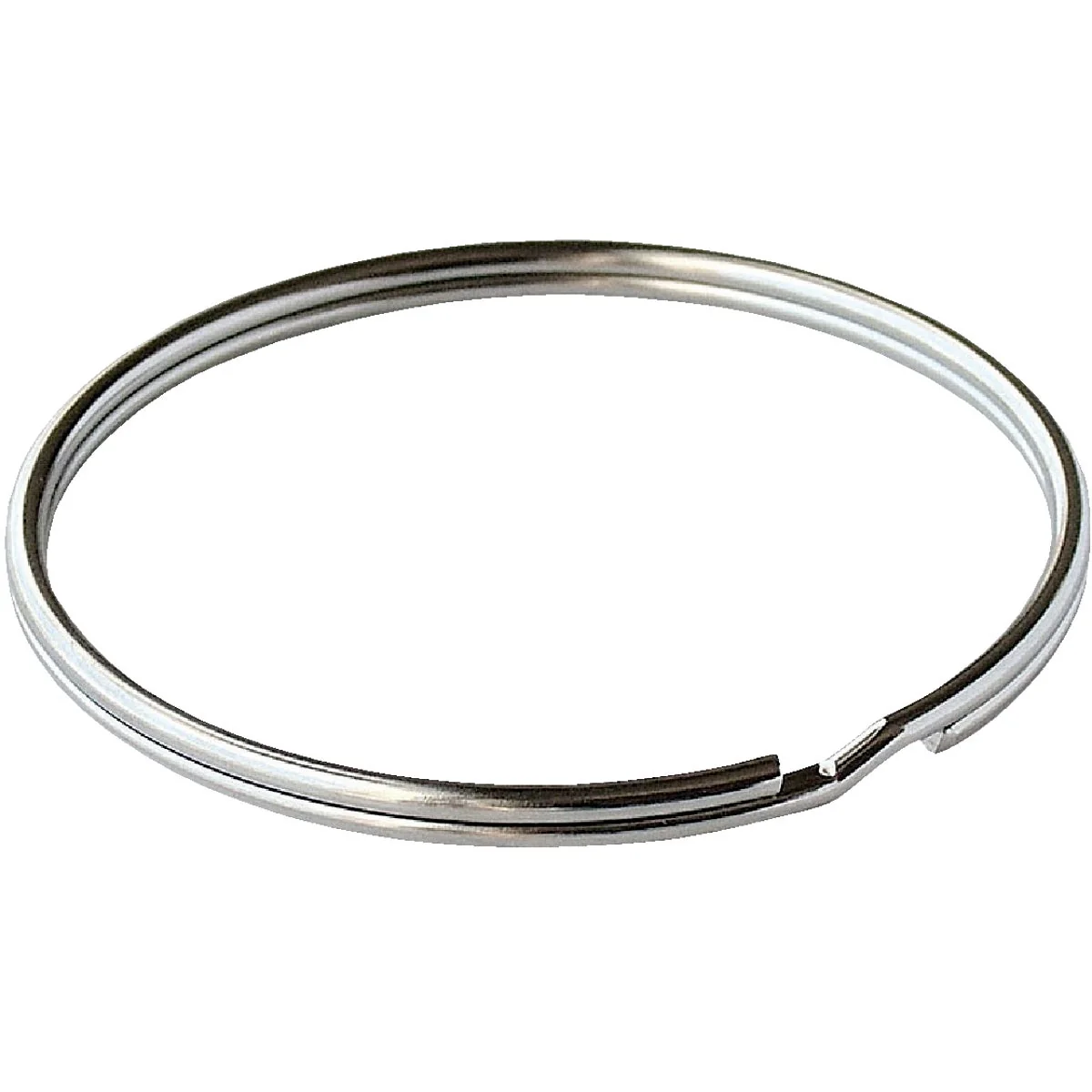 First-Class Lucky Line Tempered Steel Nickel-Plated 2 In. Key Ring 50-Pack Powerful