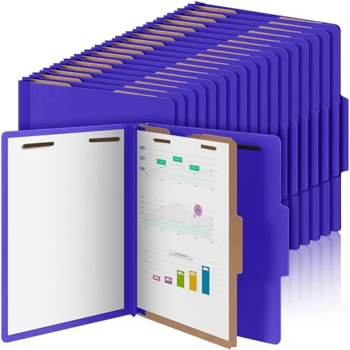 Premium Material 36 Pcs Classification Folder Letter Size 36 Count Specialty