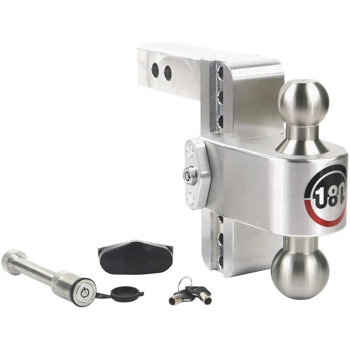 Contemporary Weigh Safe 180-Hitch Class V Adjustable Aluminum Hitch Ball Mount Advanced