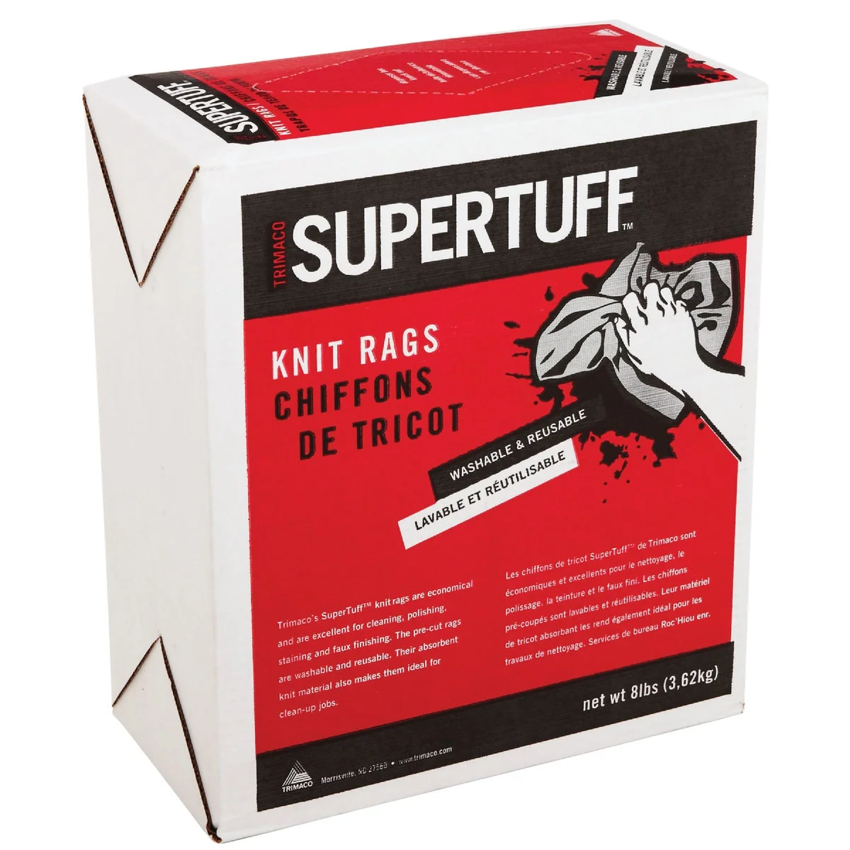 Classic Trimaco SuperTuff 8 Lb. Knit Painter's Rags Reliable