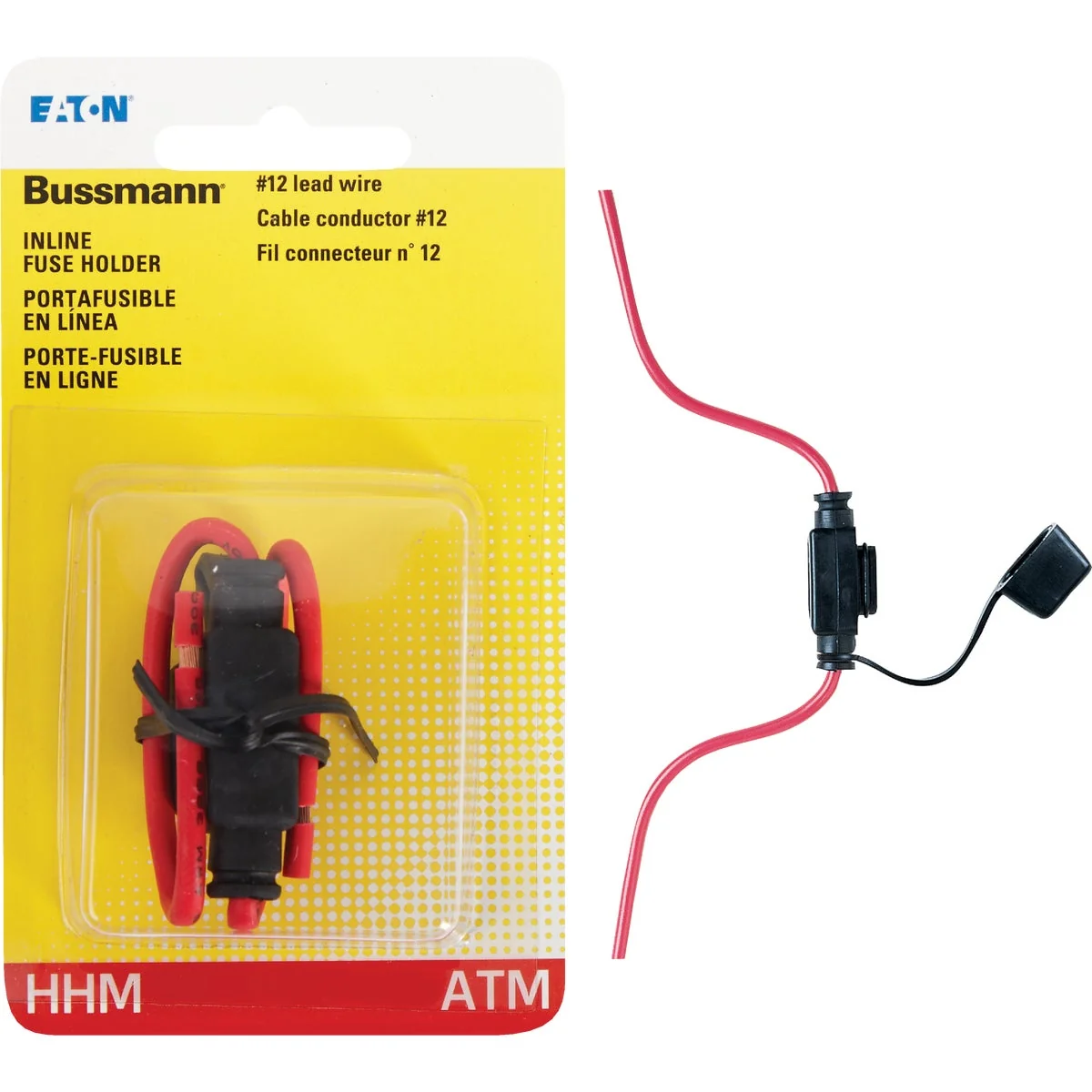 Convenient Bussmann 30-Amp 12 ATM In-Line Blade Fuse Holder Casual