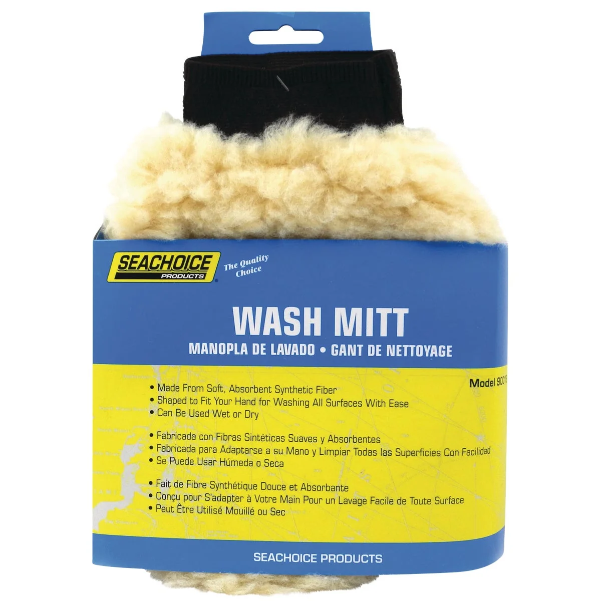 Fine Crafted Seachoice Synthetic Fiber Wash Mitt Secure
