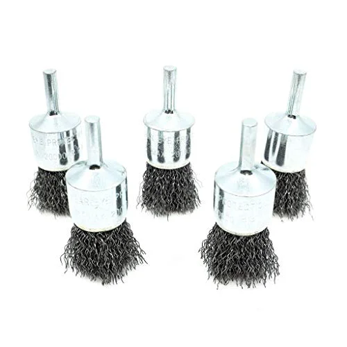 Effective 1 Crimped Wire End Brush for Cleaning Derusting Paint Removal Deburring Outstanding