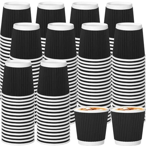 Smart 240Pack Paper Espresso Coffee Cups 240 Count Enhanced