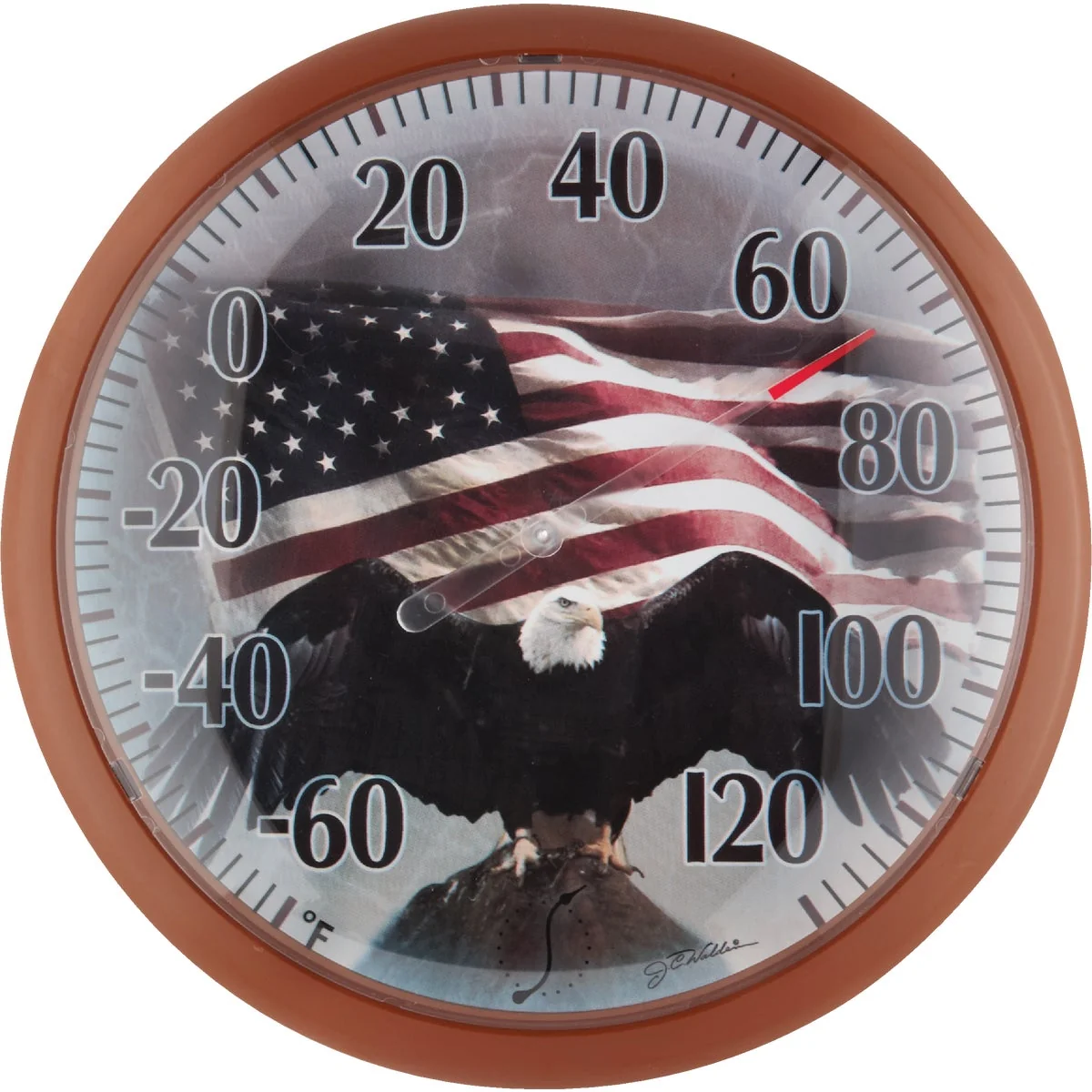 Trusted Taylor SpringField 13-1 4 Dia Plastic Dial Flag Indoor Outdoor Thermometer Premium Material