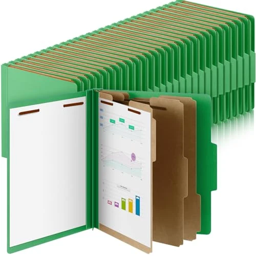 Unique 72 Pcs Classification Folder Letter Size 72 Count Smart