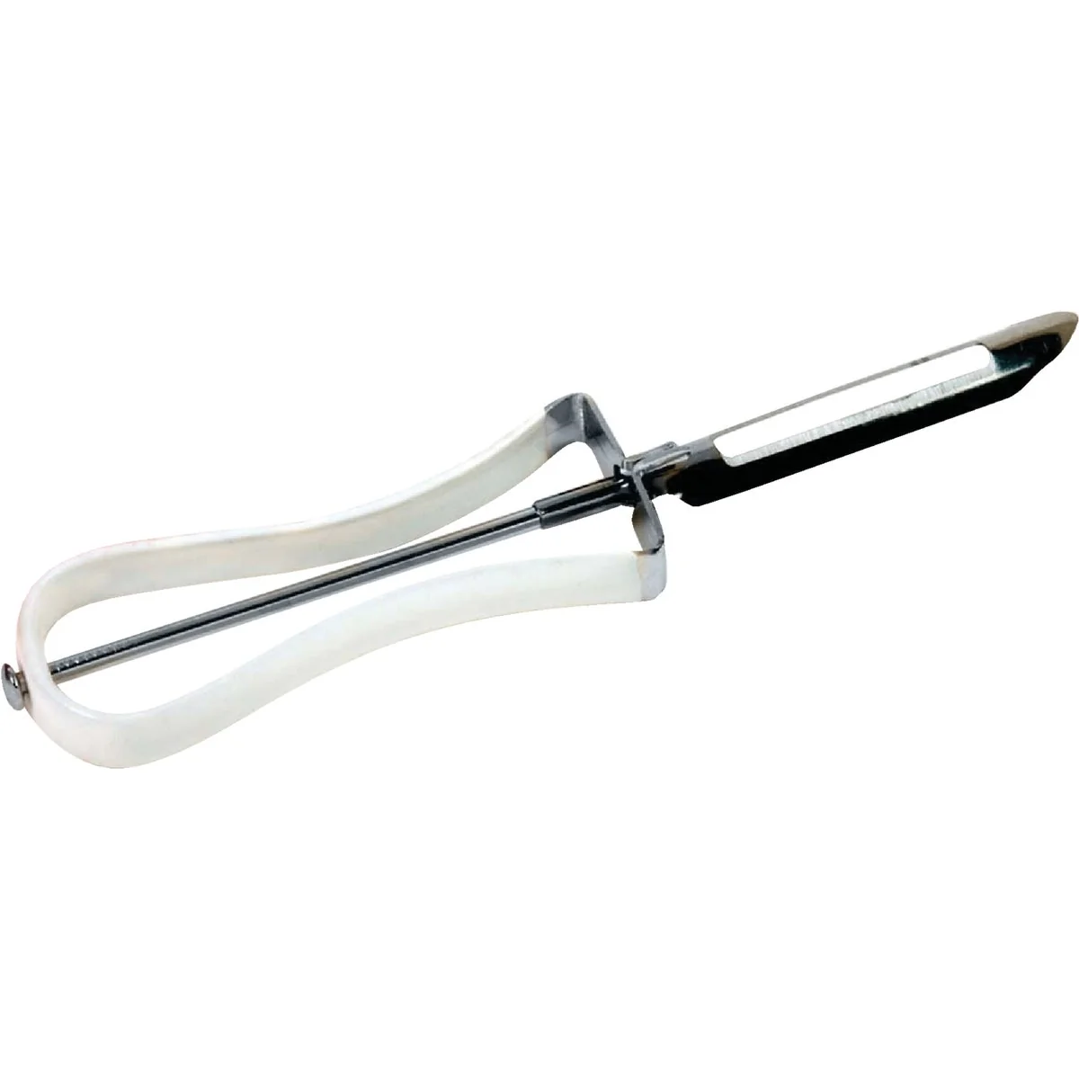 Expertly Made Norpro Stainless Steel Peeler with Non-slip PVC Coated Handle Green