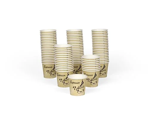 High-Performance Disposable Coffee Cups 100 Count Easy-to-Use
