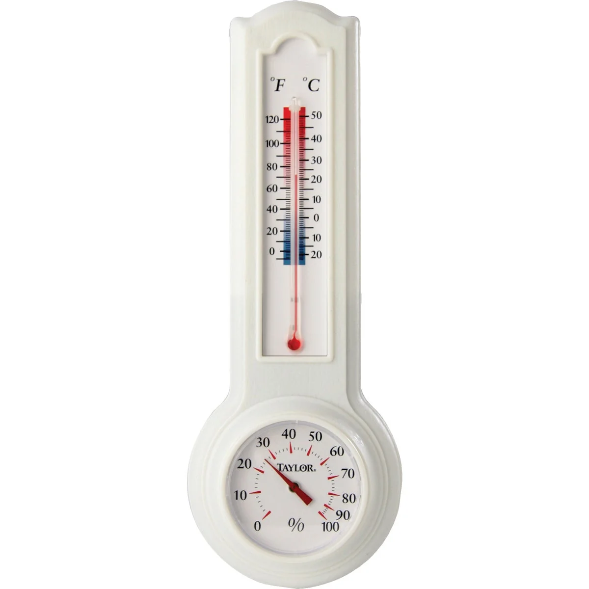 High-Grade Taylor Fahrenheit Celsius Analog 0 to 120 F -20 to 50 C Hygrometer Thermometer Smooth