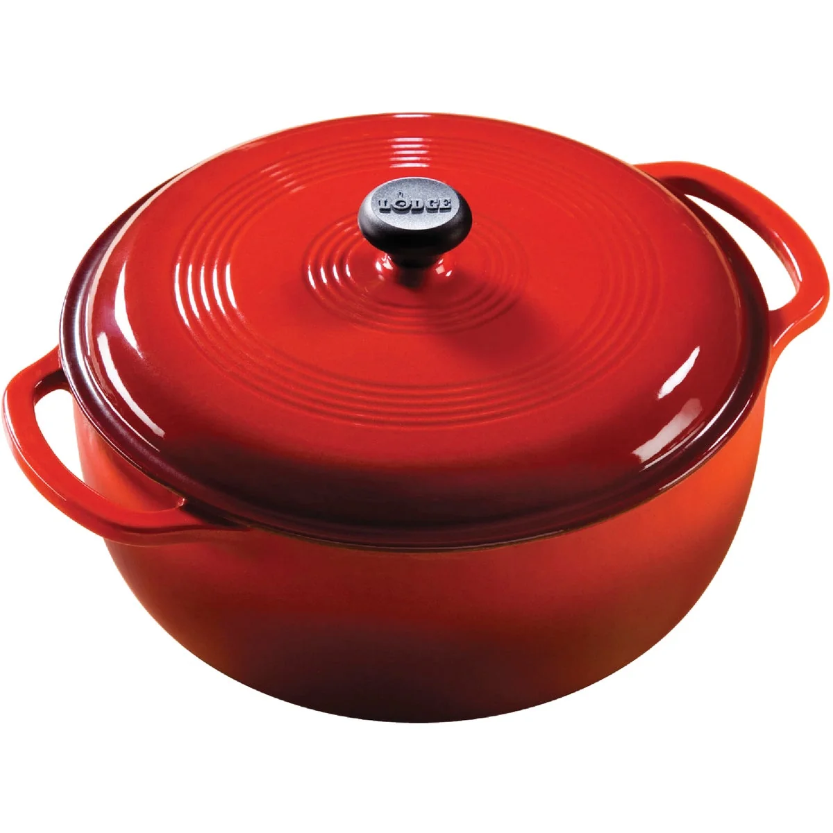 Smart Lodge 7-1 2 Qt. Dutch Oven Red Reliable