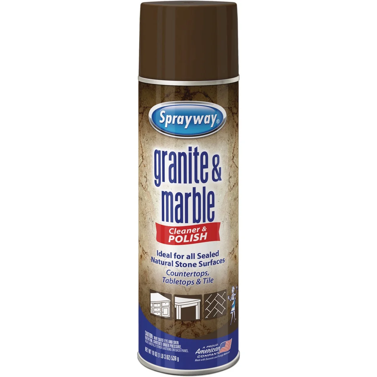 Healthy Sprayway 19 Oz. Granite Marble Cleaner Polish Verified