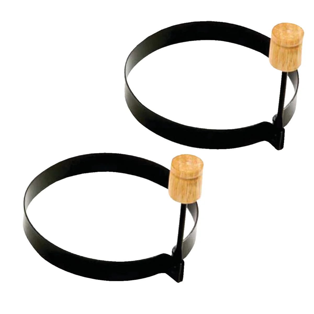Stylish Norpro 4 In. Round Pancake Egg Ring 2-Piece Dependable