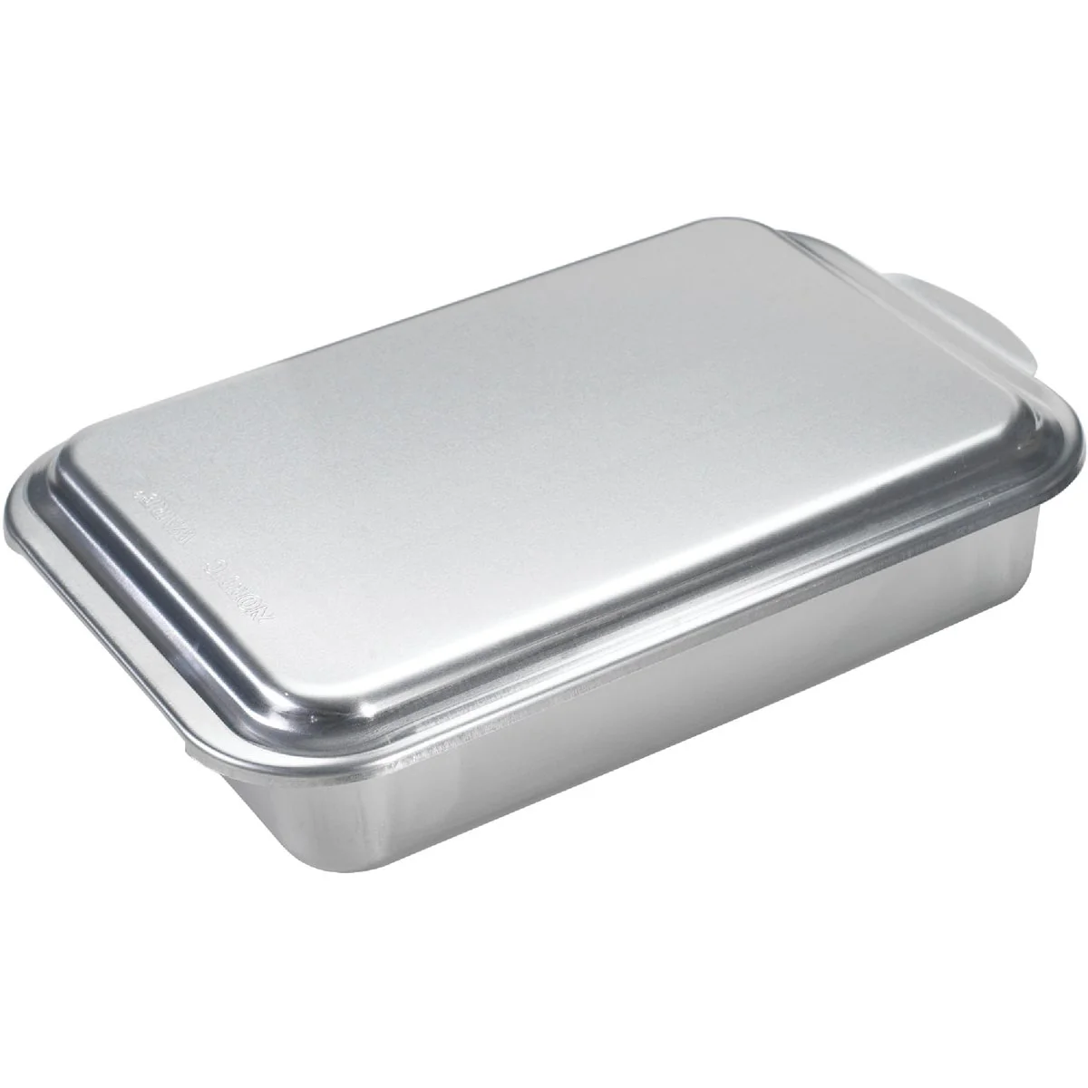 User-Friendly NordicWare 9 In. x 13 In. Aluminum Cake Pan with Lid First-Class