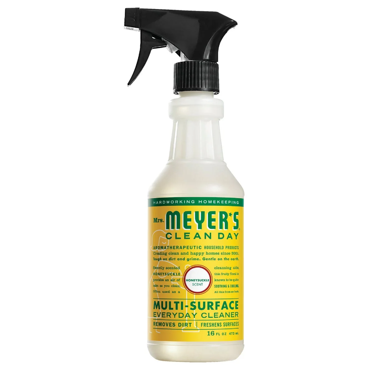 Contemporary Mrs. Meyer's Clean Day 16 Oz. Honeysuckle Everyday Cleaner Refined