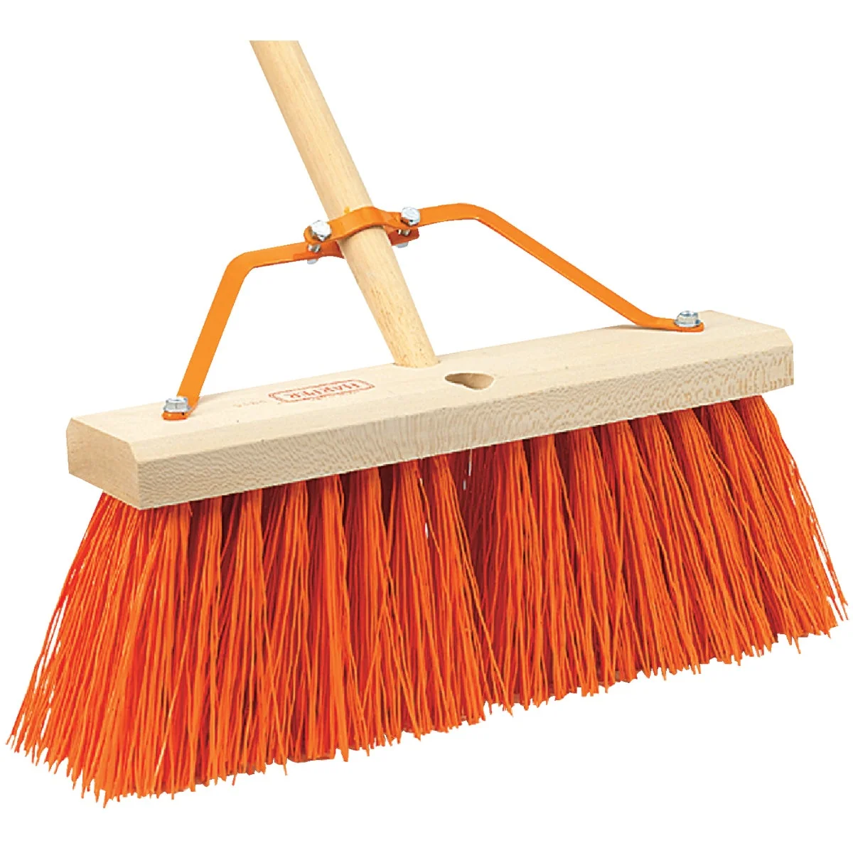 Reliable Harper 16 In. W. x 67 In. L. Wood Handle Street Push Broom Durable