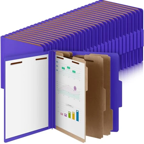 Powerful 72 Pcs Classification Folder Letter Size 72 Count Classic