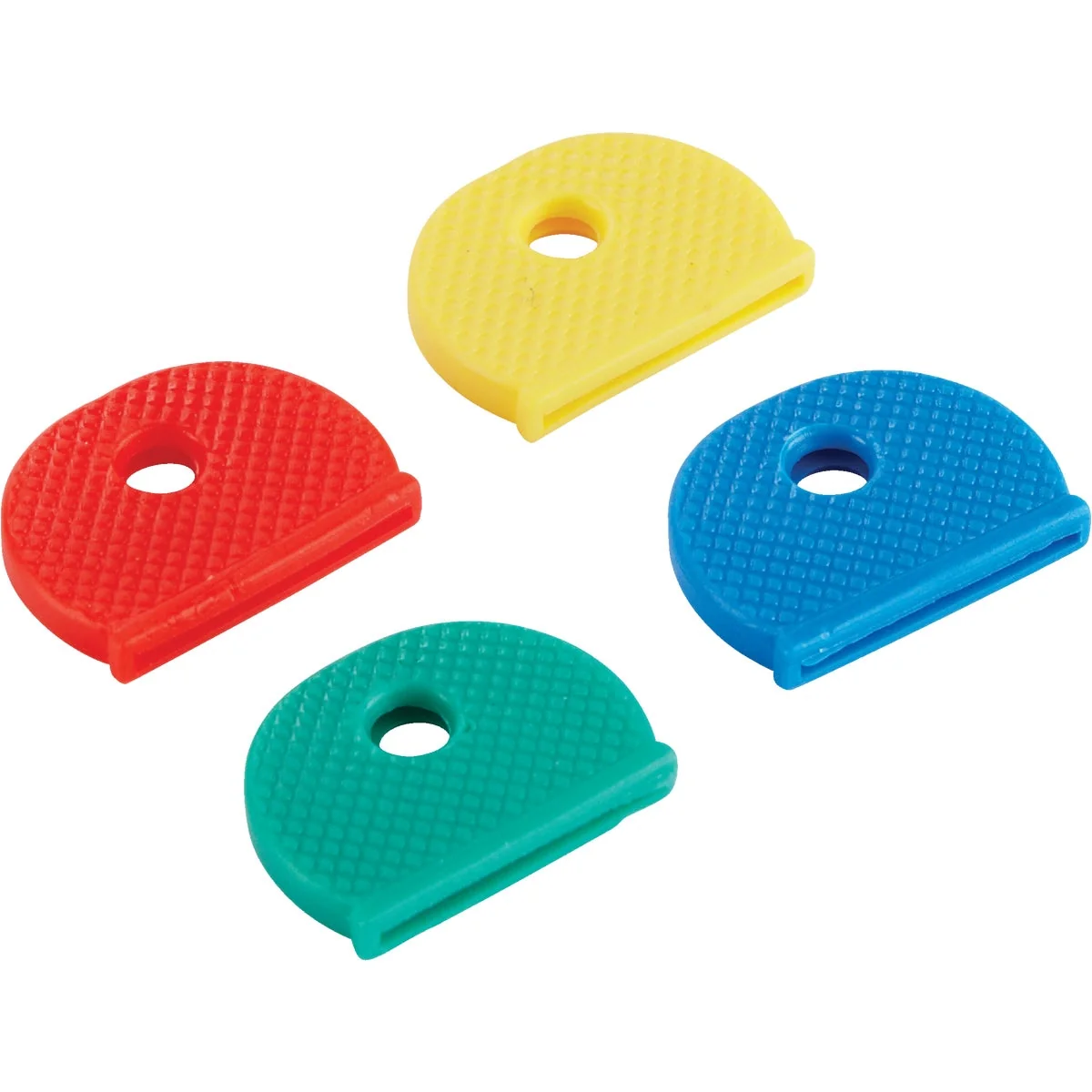 Specialty Lucky Line Vinyl Key Identifier Cap Assorted Colors 4-Pack Contemporary