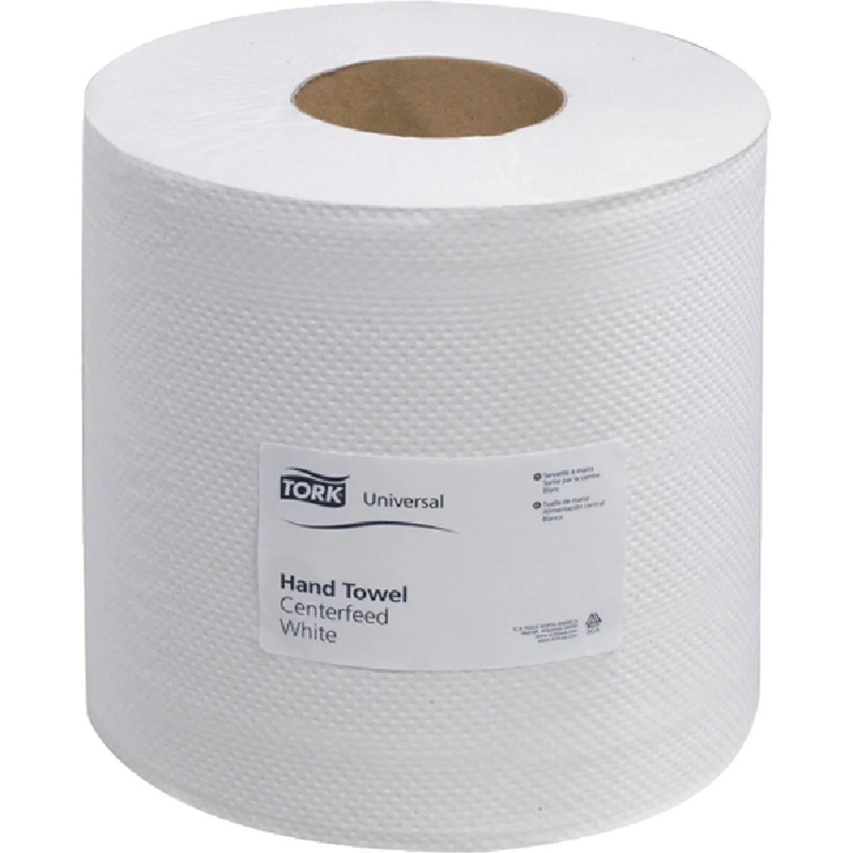 Unique SCA Tork White Center Pull Roll Towels 6-Count Solid