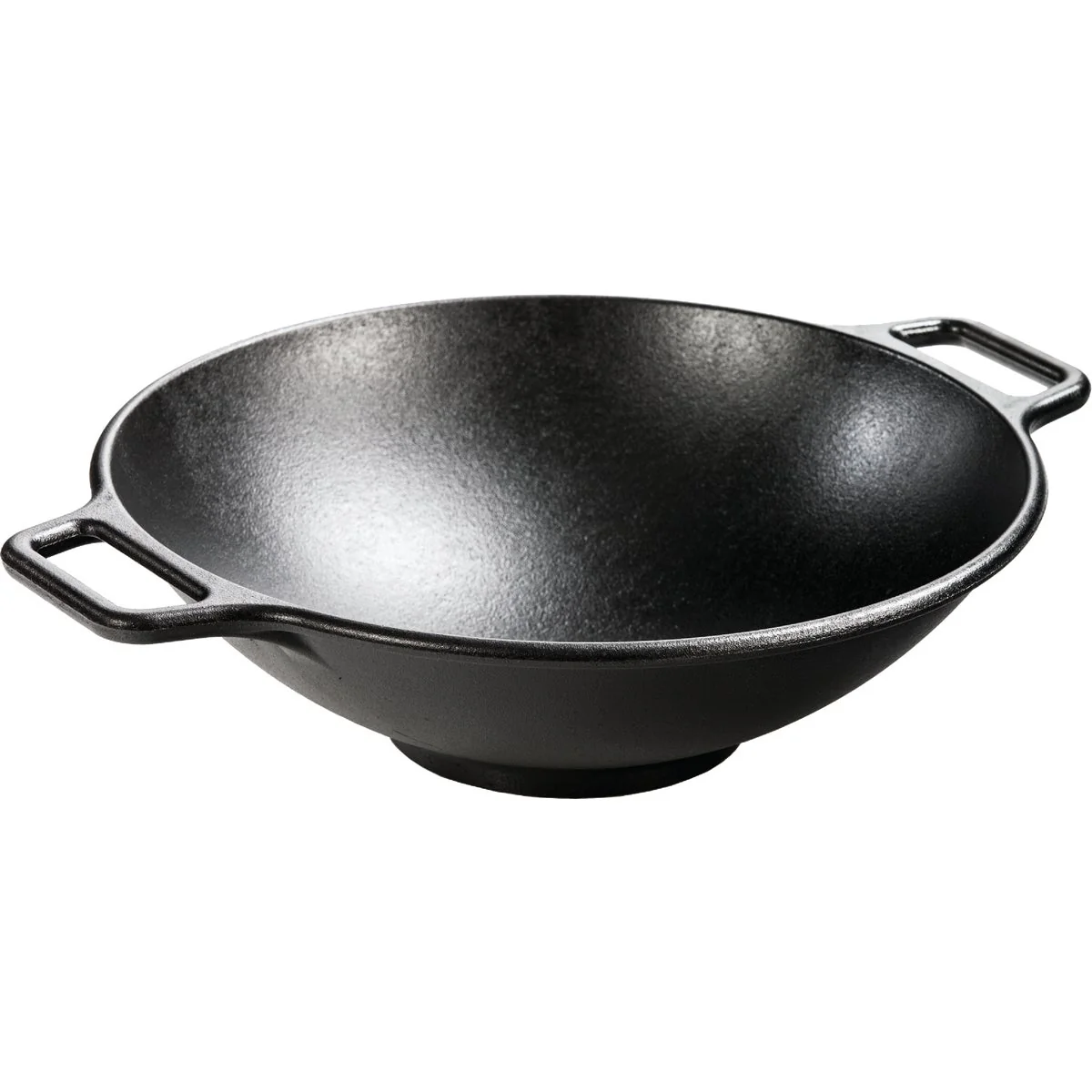 Breathable Lodge 14 In. Cast Iron Wok User-Friendly