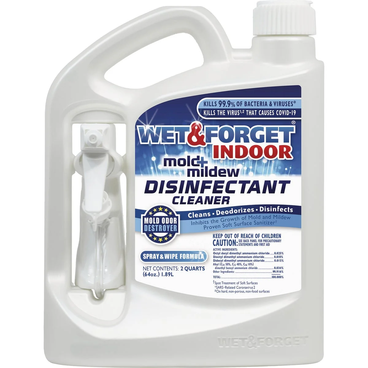 Luxury Wet Forget 64 Oz. Mold Mildew Cleaner High-End