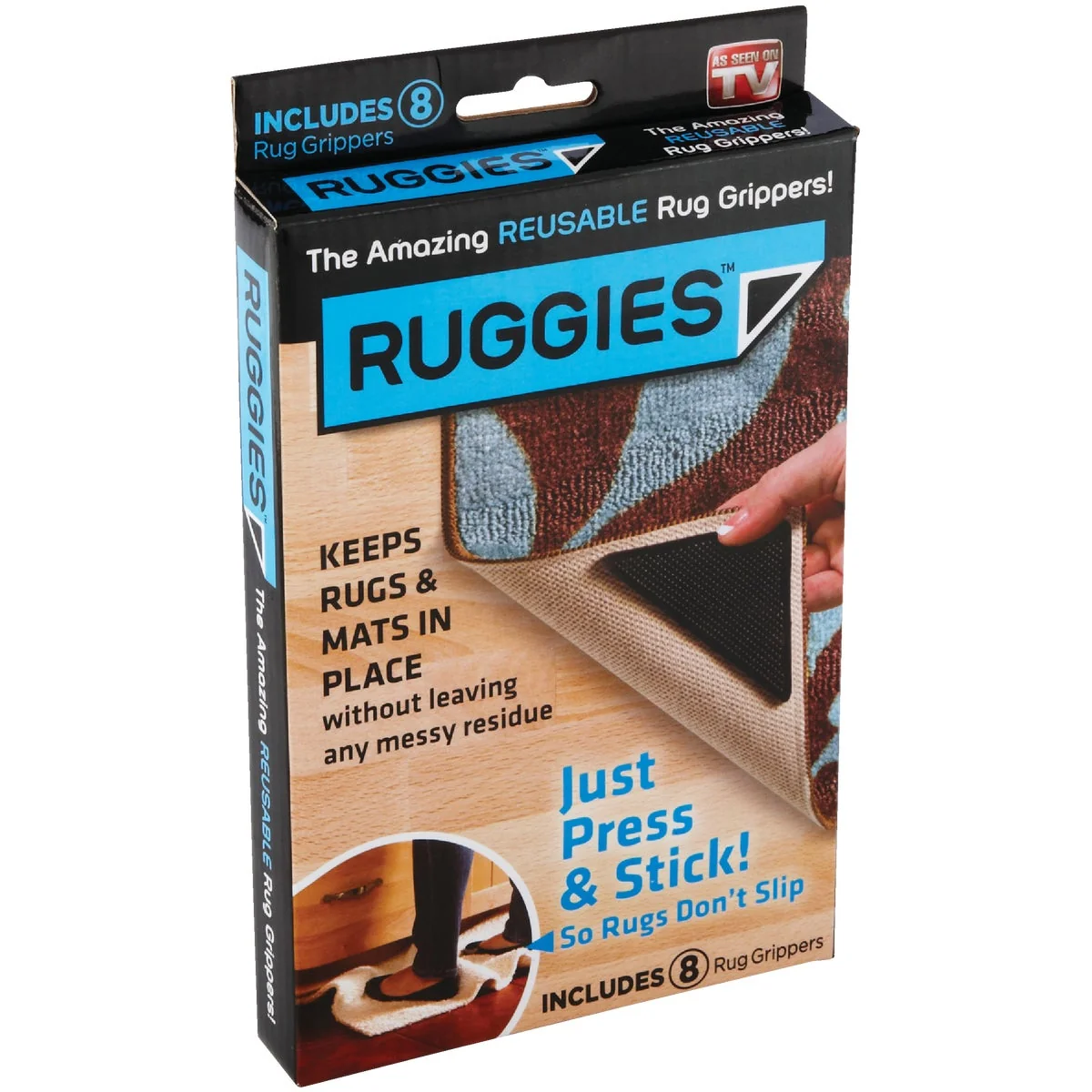 Innovative Ruggies Nonslip Rug Gripper Tape 8-Pack Specialty