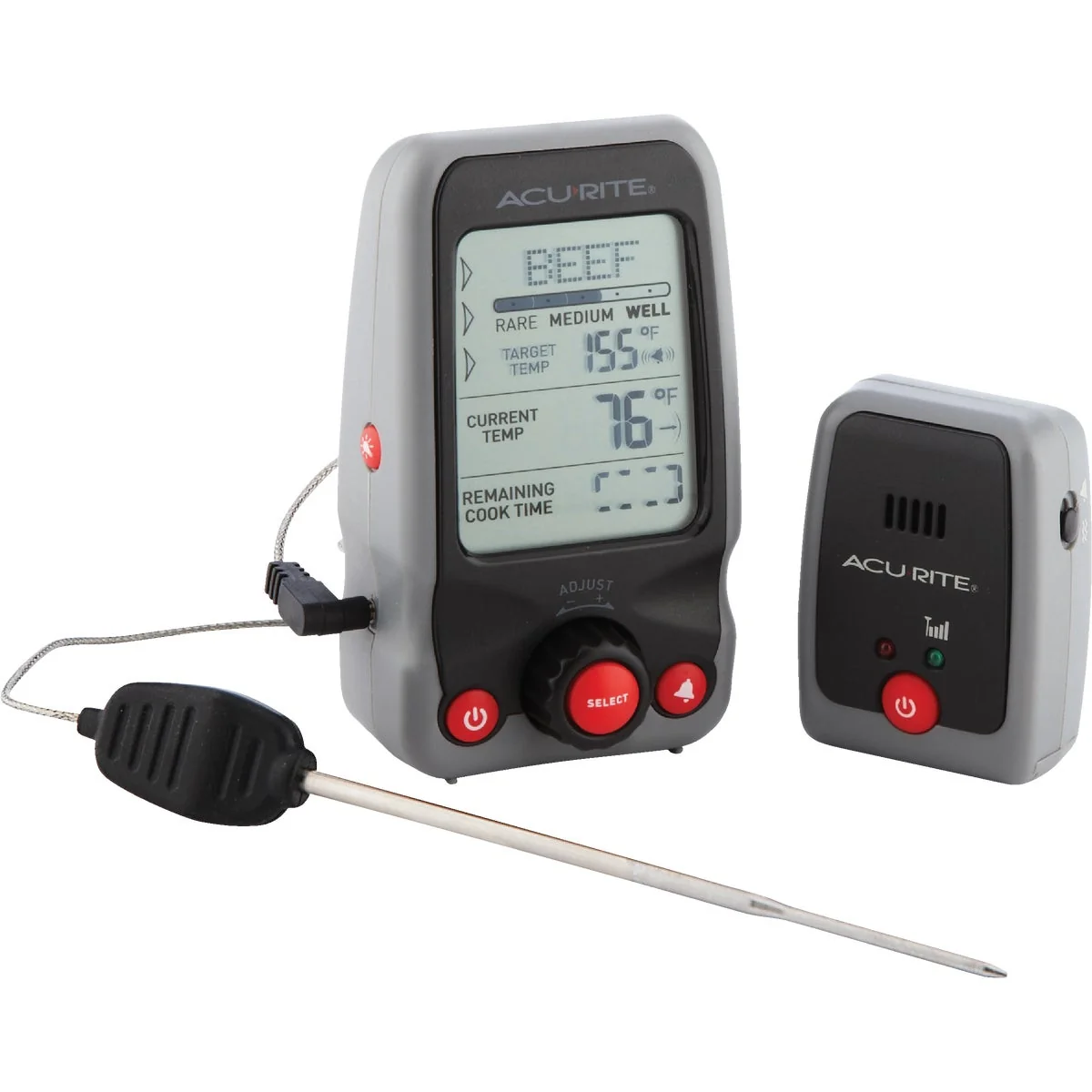 Superior Acu-Rite Digital Probe Cooking Kitchen Thermometer with Pager Durable