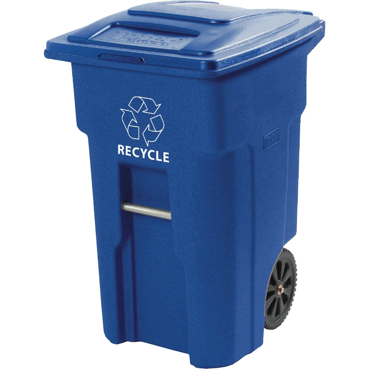 Proven Toter 64 Gal. Recycling Trash Can with Lid Efficient