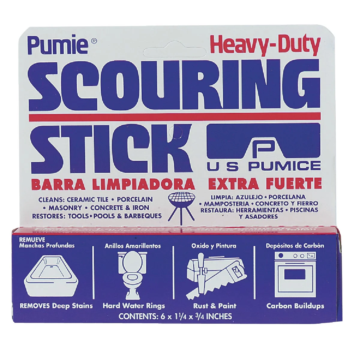 Easy-to-Use Pumie 1-3 4 In. x 6 In. Scouring Stick High-Performance