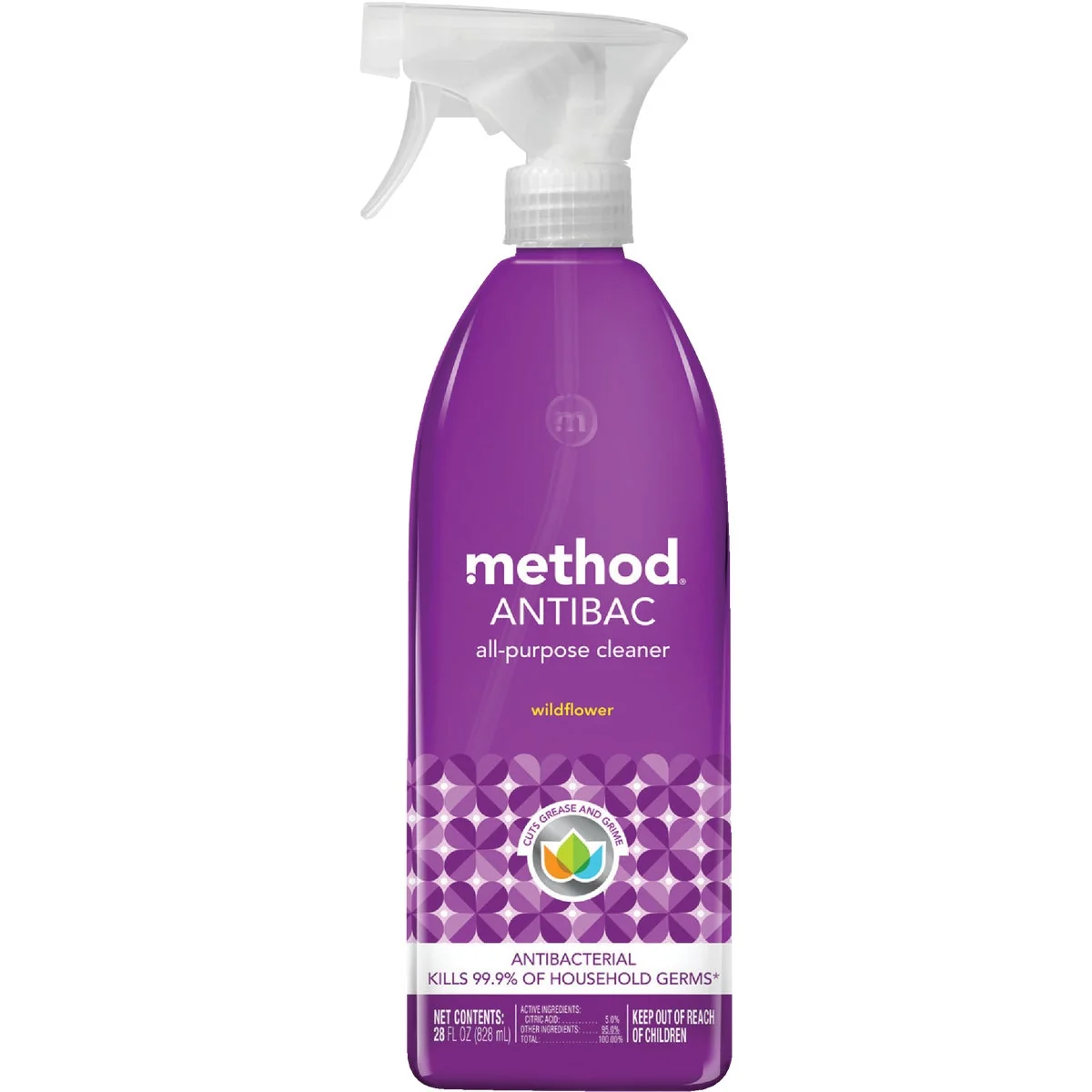 Superior Method 28 Oz. Wildflower Antibacterial All-Purpose Cleaner Stylish