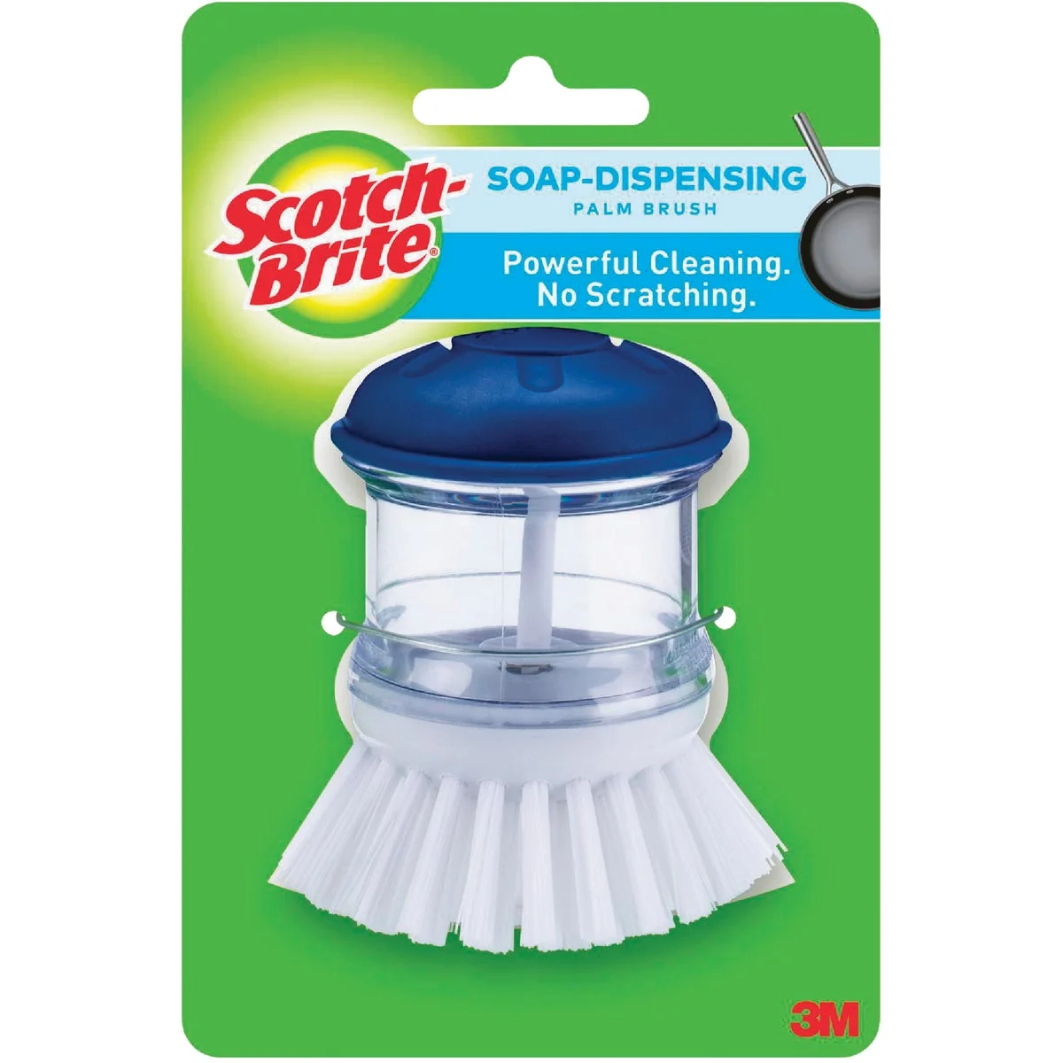 Sustainable 3M Scotch-Gard Plastic Soap Dispensing Brush Lightweight