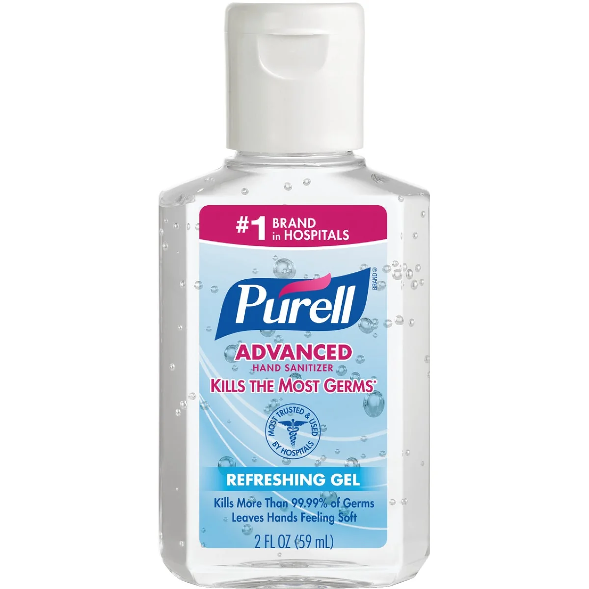 Consistent Purell 2 Oz. Advanced Hand Sanitizer Refreshing Gel Flip Cap Crafted