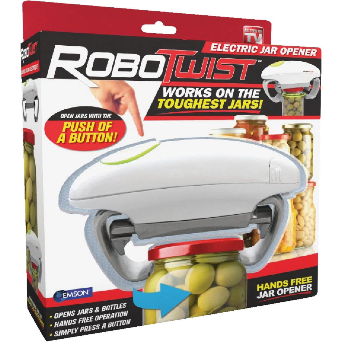 Innovative RoboTwist Electric Jar Opener Safe