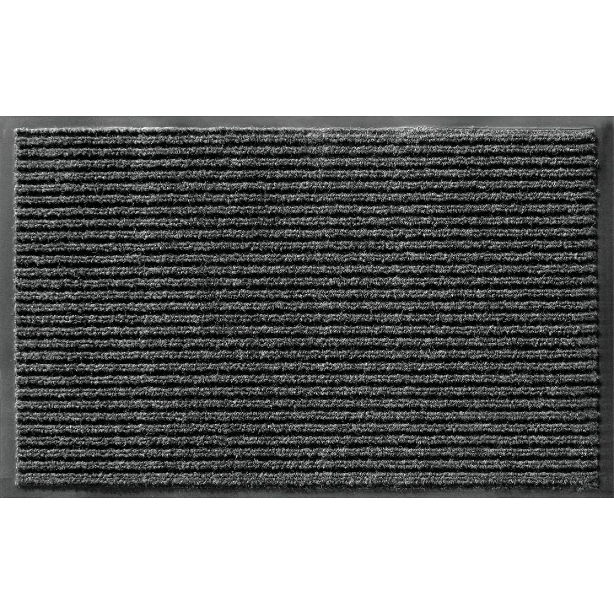 Relaxed Apache Enviroback Onyx 36 In. x 60 In. Carpet Recycled Rubber Door Mat Fast