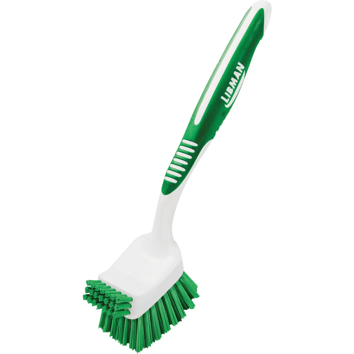 Top-Quality Libman Green Polymer Fibers Ergonomic Dish Brush Responsible