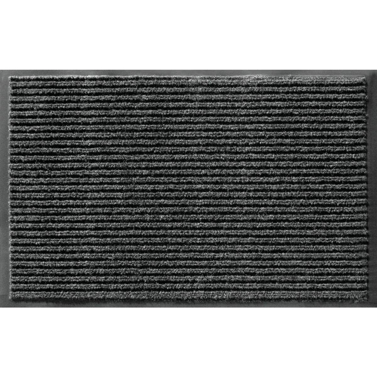 Unique Apache Enviroback Pepper 18 In. x 27 In. Carpet Recycled Rubber Door Mat Trendy