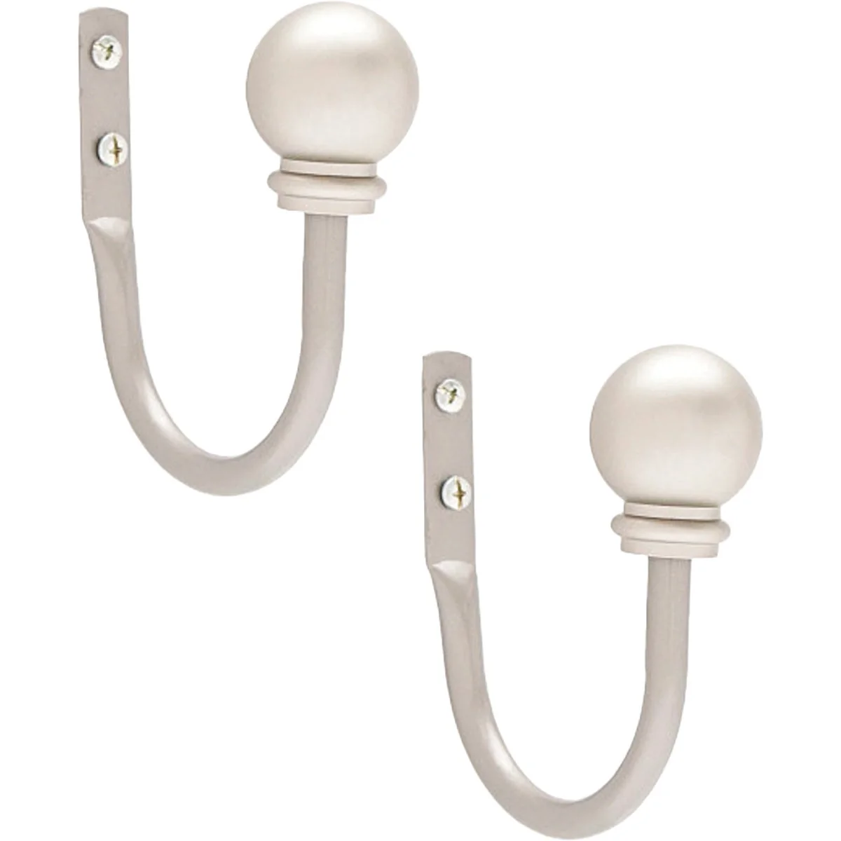 Premium Kenney 4 In. Ball Drapery Holdback Antique Pewter 2-Pack High-Performance