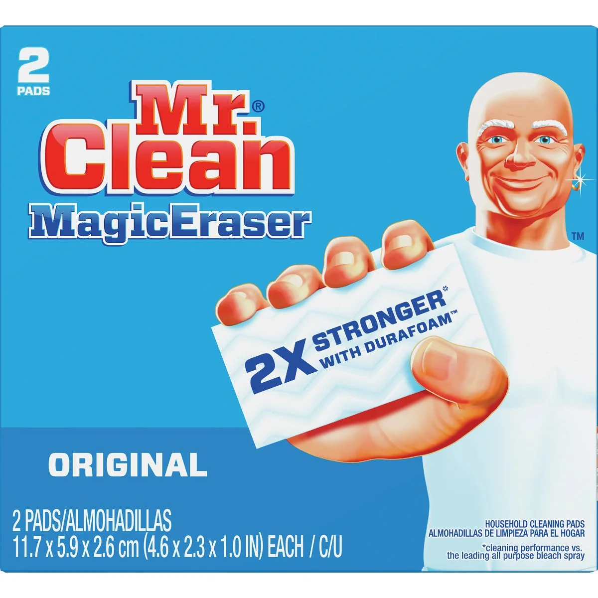 Dependable Mr. Clean Eraser Cleansing Pad 2-Count Responsible