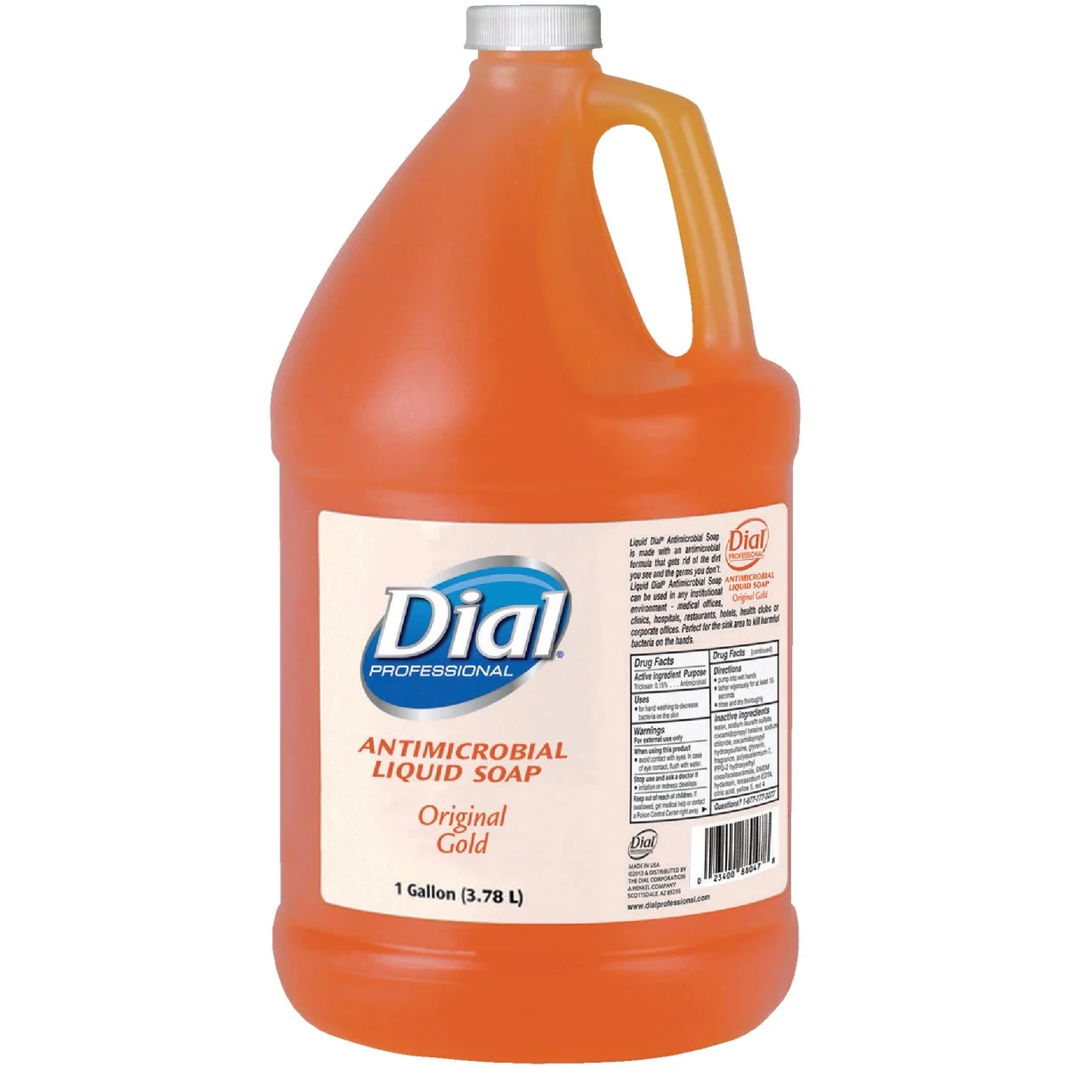 Minimalist Dial Professional 1 Gal. Gold Antimicrobial Liquid Hand Soap Detailed