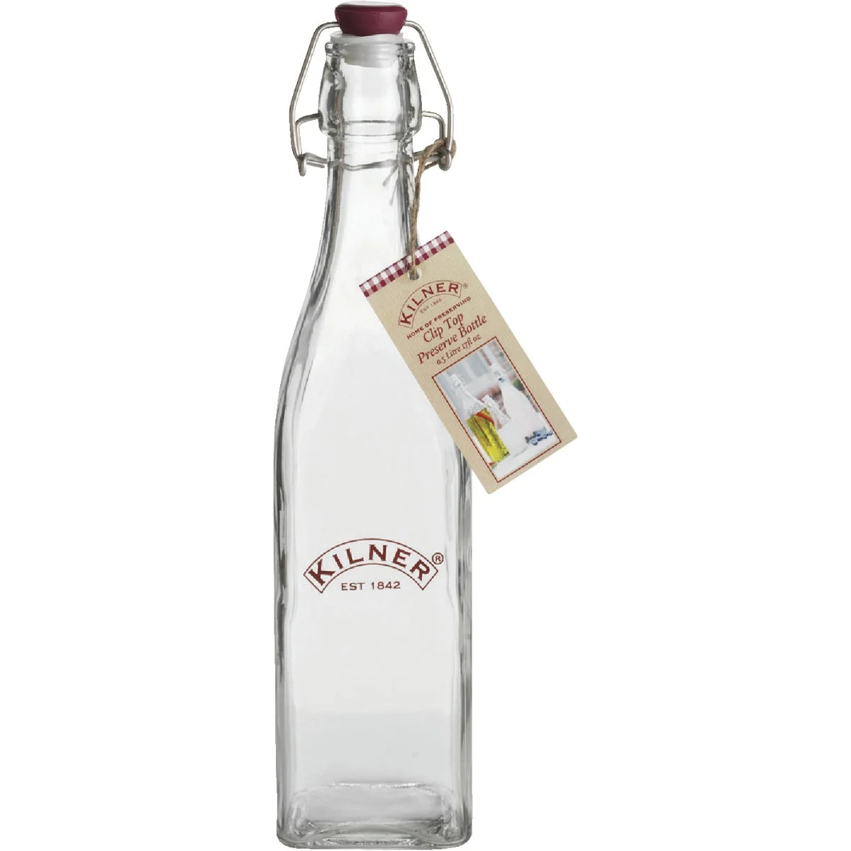 Convenient Kilner 16 Oz. Liter Clip Top Preserve Bottle Professional